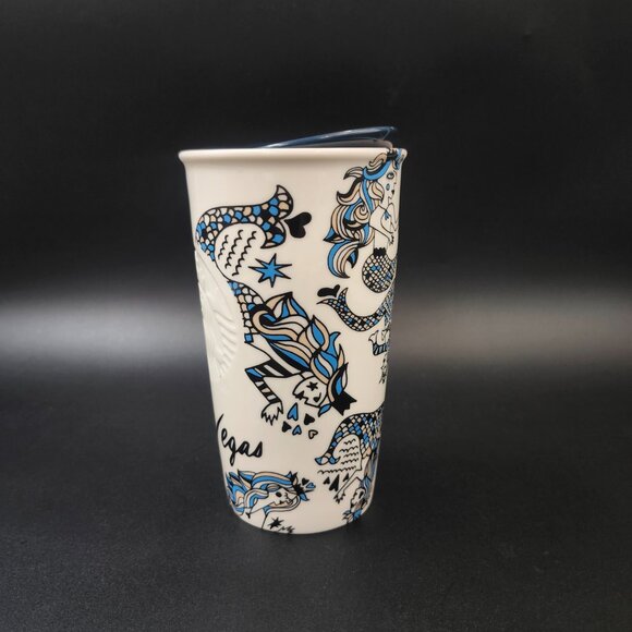 Starbucks Las Vegas Siren Ceramic Travel Tumbler (2015) - Picture 2 of 8